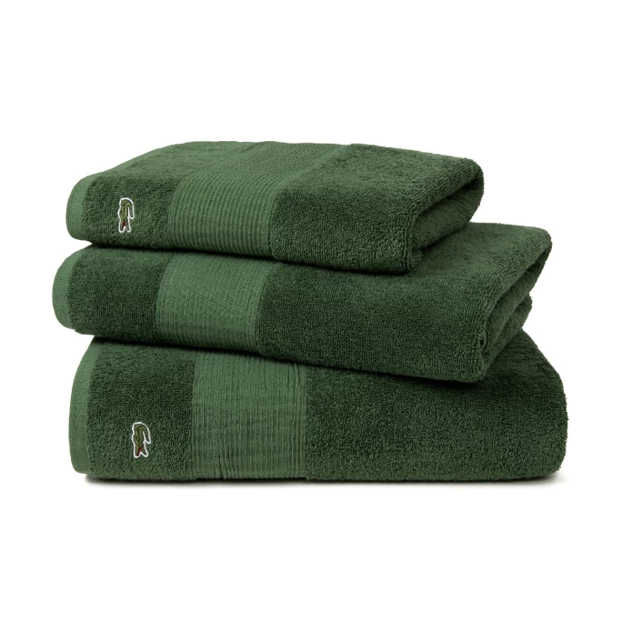 Angebote ? Lacoste LECROCO Bio-Badetuch - 100x150 Cm - Vert ? 4 Angebote ? Lacoste LECROCO Bio-Badetuch - 100x150 Cm - Vert ? – Bild 4